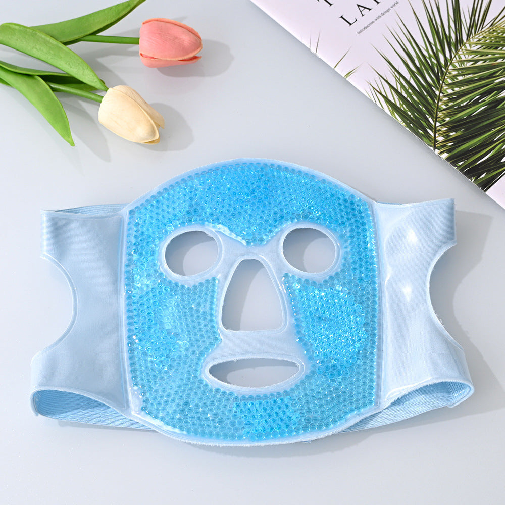 Reusable Cooling Face Mask with Ice Beads