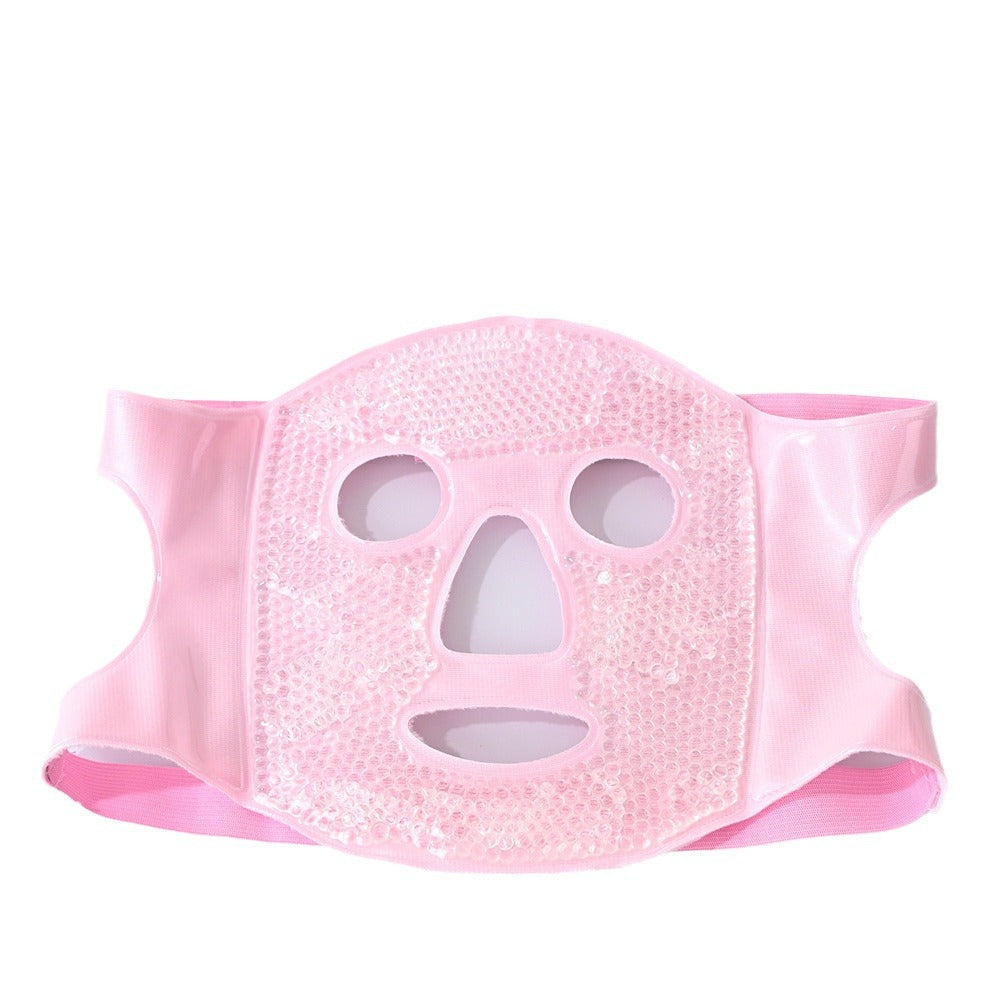 Reusable Cooling Face Mask with Ice Beads