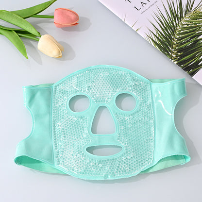 Reusable Cooling Face Mask with Ice Beads