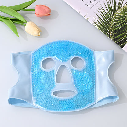 Reusable Cooling Face Mask with Ice Beads