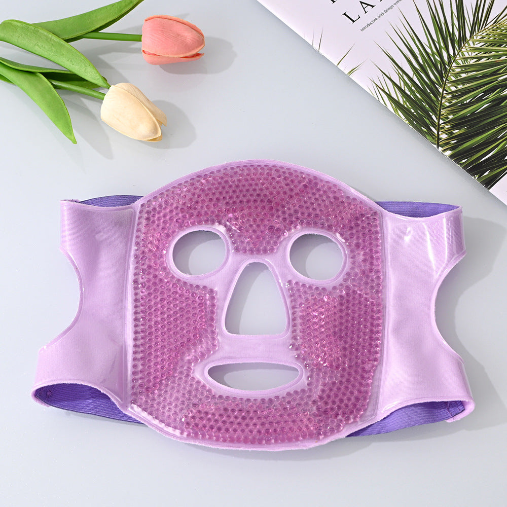 Reusable Cooling Face Mask with Ice Beads