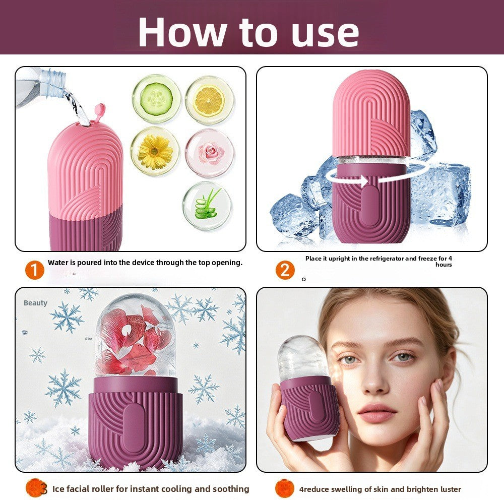 Reusable Silicone Facial Cooling Massager